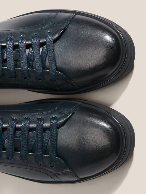 Мужские кеды MAISON DAVID, Артикул AL2D54-1, темно-синий | 5063154. Ракурс 3