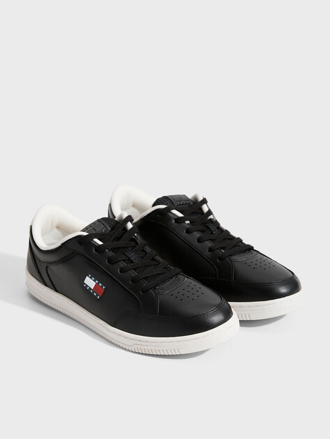 Мужские кеды TOMMY JEANS TJM CUPSOLE LONG SNEAKER, Артикул EM0EM01707, черный | 5063902. Ракурс 2