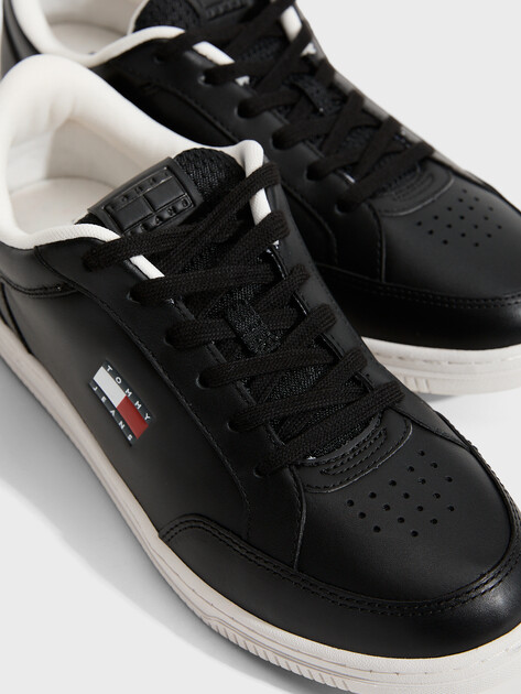 Мужские кеды TOMMY JEANS TJM CUPSOLE LONG SNEAKER, Артикул EM0EM01707, черный | 5063902. Ракурс 3