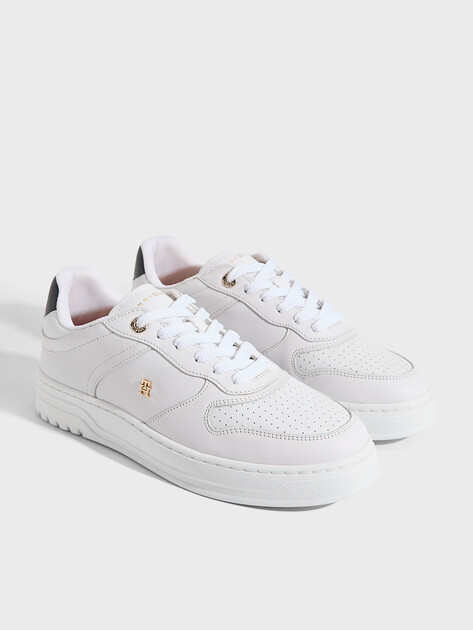Женские кеды TOMMY HILFIGER TH SPORTY CUPSOLE TRAINERS, Артикул FW0FW09025, белый | 5063936. Ракурс 2