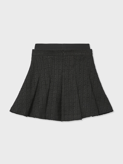 Юбка мини KARL LAGERFELD ikon boucle skirt, Артикул B3W12021, черный | 5064344. Ракурс 7