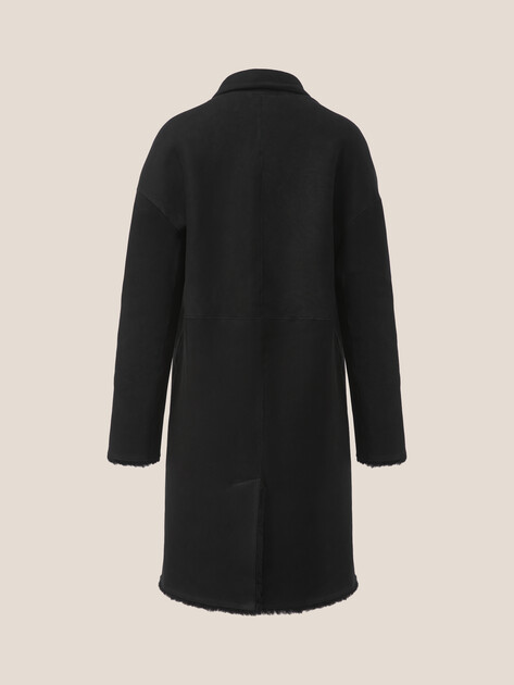 Женская дубленка  MAISON DAVID, Артикул BIBI_DF, черный | 5064559. Ракурс 8