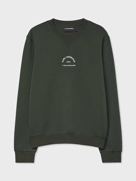 Мужской свитшот KARL LAGERFELD rsg lounge sweatshirt, Артикул B3M44003, хаки | 5065824. Ракурс 6