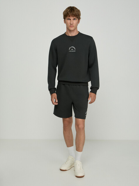 Мужской свитшот KARL LAGERFELD rsg lounge sweatshirt, Артикул B3M44003, хаки | 5065824. Ракурс 3