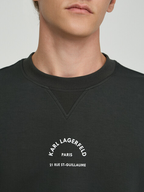 Мужской свитшот KARL LAGERFELD rsg lounge sweatshirt, Артикул B3M44003, хаки | 5065824. Ракурс 5