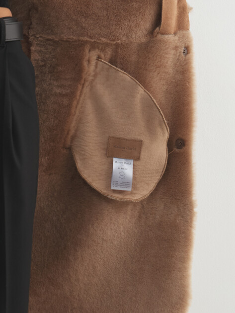 Женская дубленка MAISON DAVID, Артикул BIBI_DF, темно-бежевый | 5065868. Ракурс 6 Женская дубленка MAISON DAVID, Артикул BIBI_DF, темно-бежевый | 5065868. Ракурс 6