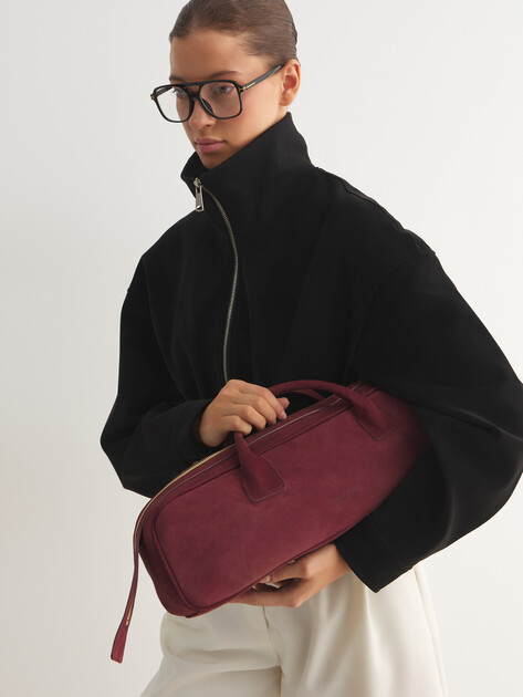Женская сумка  MAISON DAVID, Артикул AUBREY, бордовый | 5066681. Ракурс 5