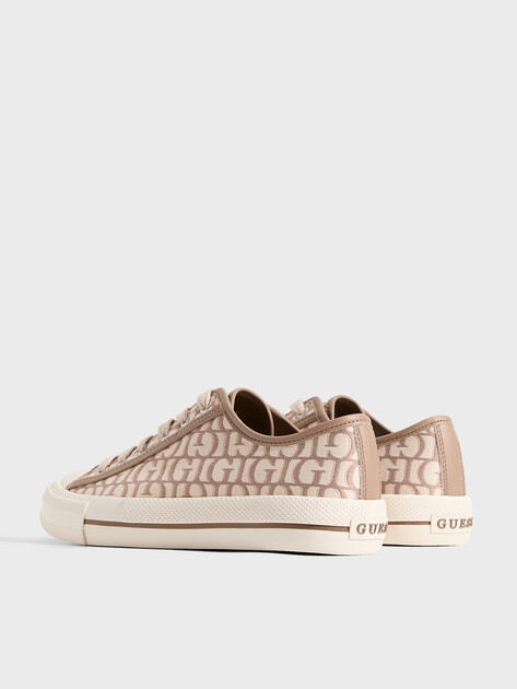 Женские кеды GUESS CAREY3, Артикул FLTC3YFAL12, светло-бежевый | 5067715. Ракурс 5