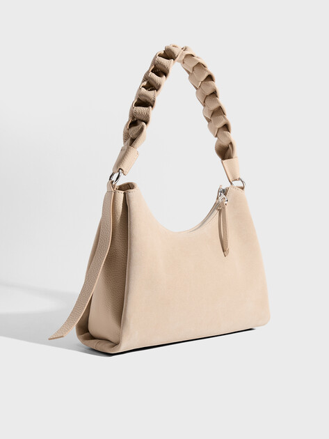 Женская сумка  COCCINELLE HANDBAG SUEDE LEATHER/GRAINED, Артикул E1 P6P 13 03 01, светло-бежевый | 5074024. Ракурс 3