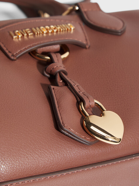 Женская сумка  LOVE MOSCHINO CHARMY, Артикул JC4157PP FW26, коричневый | 5077288. Ракурс 2