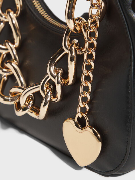 Женская сумка  LOVE MOSCHINO BRIGHT LOVE, Артикул JC4161PP FW26, черный | 5077342. Ракурс 2
