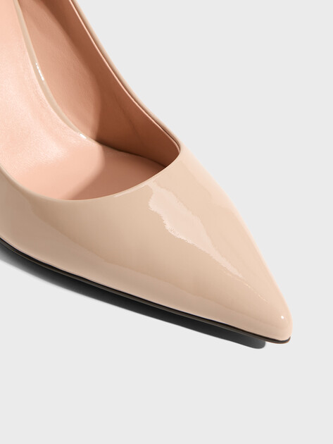 Женские туфли LOVE MOSCHINO GOLDEN SPOILER, Артикул JA10459G, пыльно-бежевый | 5079291. Ракурс 3