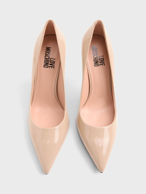 Женские туфли LOVE MOSCHINO GOLDEN SPOILER, Артикул JA10459G, пыльно-бежевый | 5079291. Ракурс 4