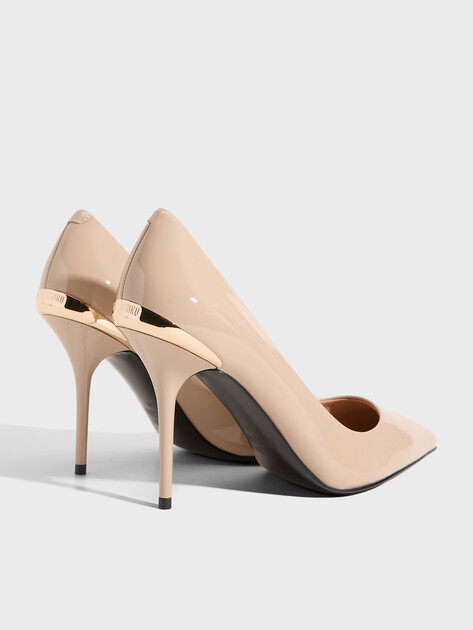 Женские туфли LOVE MOSCHINO GOLDEN SPOILER, Артикул JA10459G, пыльно-бежевый | 5079291. Ракурс 5