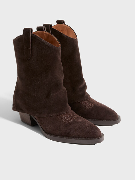 Женские казаки TENDANCE, Артикул GL1229-01, темно-коричневый | 5080603. Ракурс 2