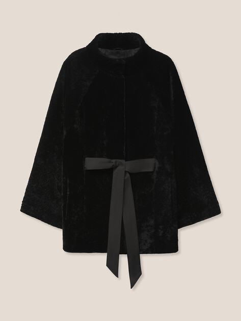 Женская шуба  MAISON DAVID, Артикул ARIN_ASTR, черный | 5085142. Ракурс 6