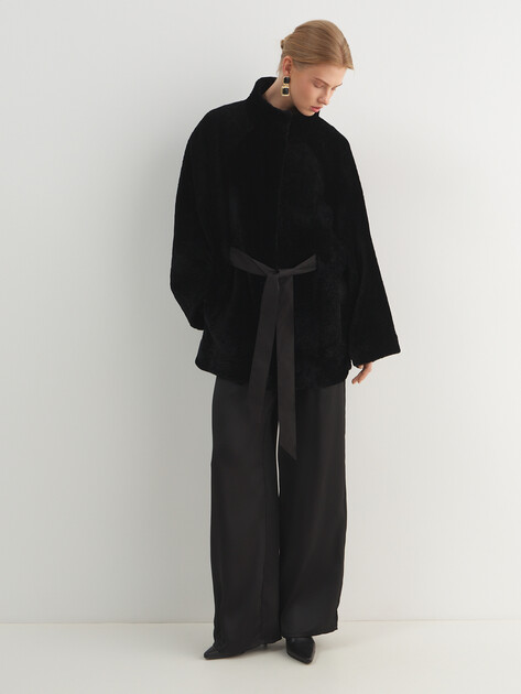 Женская шуба  MAISON DAVID, Артикул ARIN_ASTR, черный | 5085142. Ракурс 2