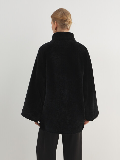 Женская шуба  MAISON DAVID, Артикул ARIN_ASTR, черный | 5085142. Ракурс 4