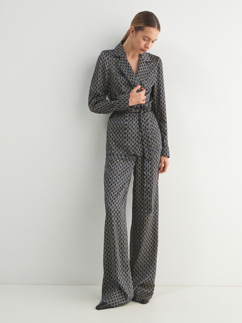 Женские широкие брюки MARCIANO BY GUESS ELIDA PANTS, Артикул 6RGB087435A, черный | 5087695. Ракурс 2 Женские широкие брюки MARCIANO BY GUESS ELIDA PANTS, Артикул 6RGB087435A, черный | 5087695. Ракурс 2