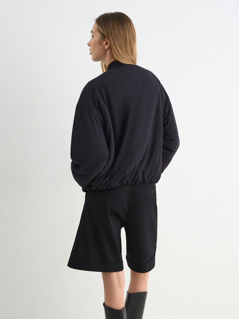 Женский бомбер GUESS, Артикул V6RL07WL232, черный | 5090151. Ракурс 4