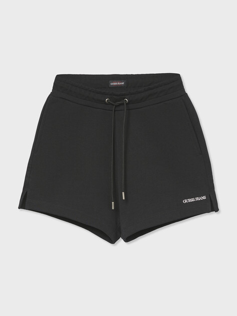 Женские шорты GUESS JEANS GJ REG EMBRO SHORTS, Артикул W5GD0OK68I4, черный | 5090214. Ракурс 6