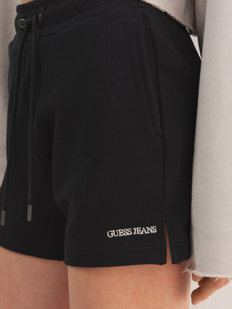 Женские шорты GUESS JEANS GJ REG EMBRO SHORTS, Артикул W5GD0OK68I4, черный | 5090214. Ракурс 3