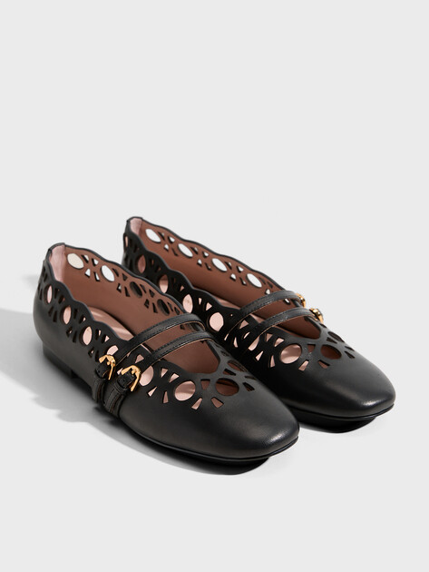 Женские балетки мэри-джейн COCCINELLE BALLERINA SMOOTH LEATHER, Артикул E4 U6G 19 01 01, черный | 5092687. Ракурс 2 Женские балетки мэри-джейн COCCINELLE BALLERINA SMOOTH LEATHER, Артикул E4 U6G 19 01 01, черный | 5092687. Ракурс 2