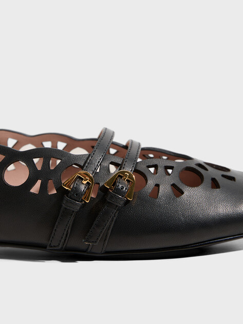 Женские балетки мэри-джейн COCCINELLE BALLERINA SMOOTH LEATHER, Артикул E4 U6G 19 01 01, черный | 5092687. Ракурс 3 Женские балетки мэри-джейн COCCINELLE BALLERINA SMOOTH LEATHER, Артикул E4 U6G 19 01 01, черный | 5092687. Ракурс 3