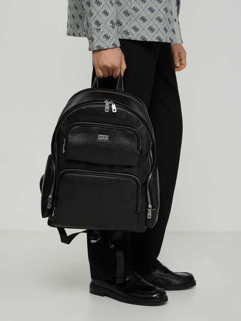 Мужской рюкзак GUESS BOSTON BACKPACK, Артикул HMBOGSP6211, черный | 5094179. Ракурс 5