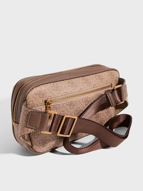Мужская поясная сумка GUESS MILANO BUMBAG, Артикул HMMILOP6398, темно-бежевый | 5094190. Ракурс 3