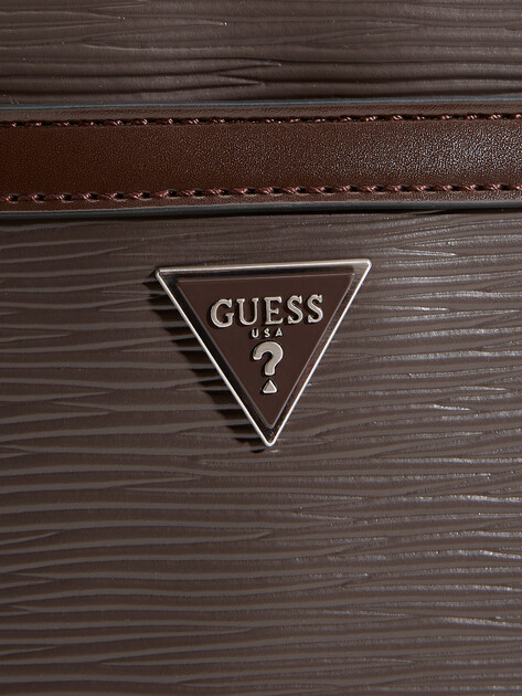 Мужская сумка  GUESS MILANO CROSSBODY FLAT, Артикул HMMIPWP6223, темно-коричневый | 5094204. Ракурс 2