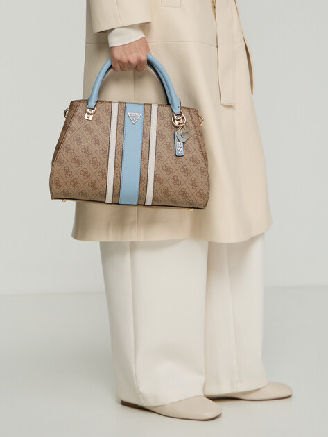 Женский тоут GUESS NOELLE II LUXURY SATCHEL, Артикул HWBS9672070, бежевый | 5094284. Ракурс 5