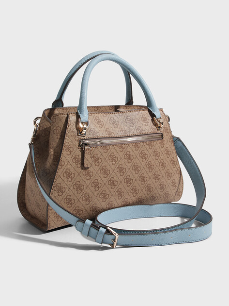 Женский тоут GUESS NOELLE II LUXURY SATCHEL, Артикул HWBS9672070, бежевый | 5094284. Ракурс 3