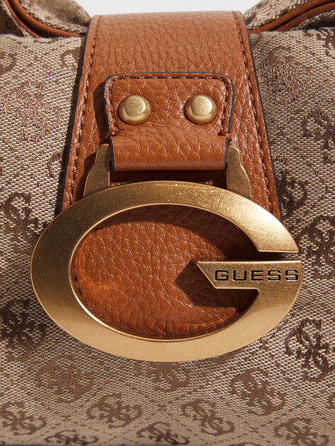 Женская сумка  GUESS CAMDEN SHOULDER BAG, Артикул HWJJ9308180, бежевый | 5094331. Ракурс 2