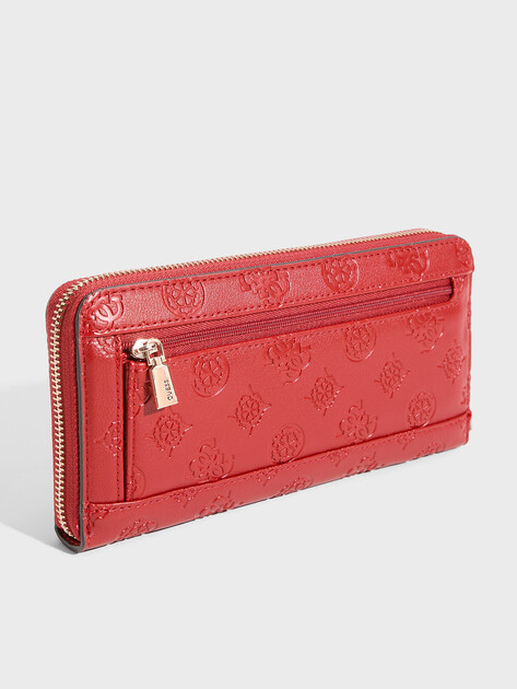Женский кошелёк GUESS DIANA SLG LARGE ZIP AROUND, Артикул SWPD9727146, красный | 5094508. Ракурс 2