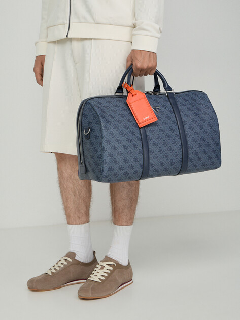 Мужская дорожная сумка GUESS MILANO WEEKENDER MEDIUM, Артикул TMMILOP6333, синий | 5094530. Ракурс 5