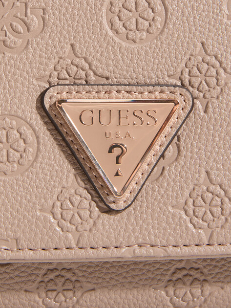 Женское портмоне GUESS WILDER PASSPORT ORGANIZER, Артикул TWDP7452160, серо-бежевый | 5094543. Ракурс 3