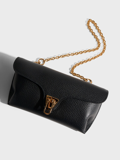 Женский тоут COCCINELLE HANDBAG GRAINED LEATHER, Артикул E1 T8A 18 02 01, черный | 5099599. Ракурс 2
