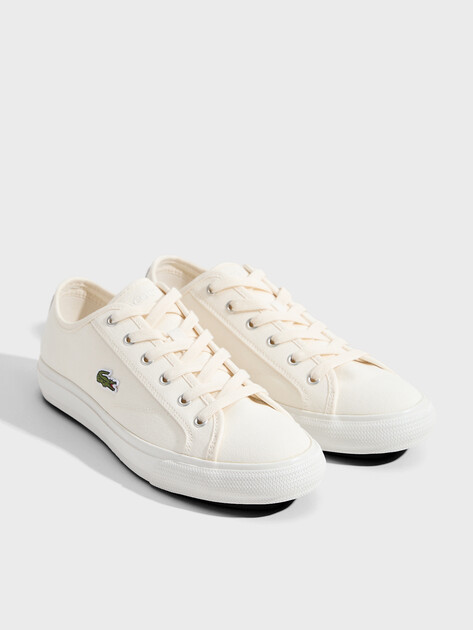 Мужские кеды LACOSTE BACKCOURT 125 1 CMA, Артикул 749CMA0017, молочно-белый | 5100983. Ракурс 2