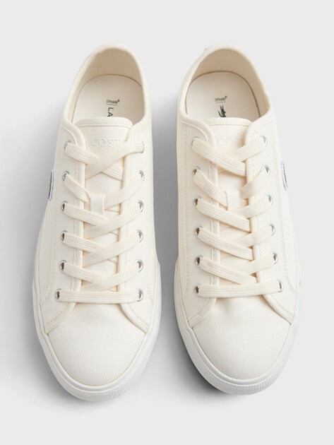 Мужские кеды LACOSTE BACKCOURT 125 1 CMA, Артикул 749CMA0017, молочно-белый | 5100983. Ракурс 4