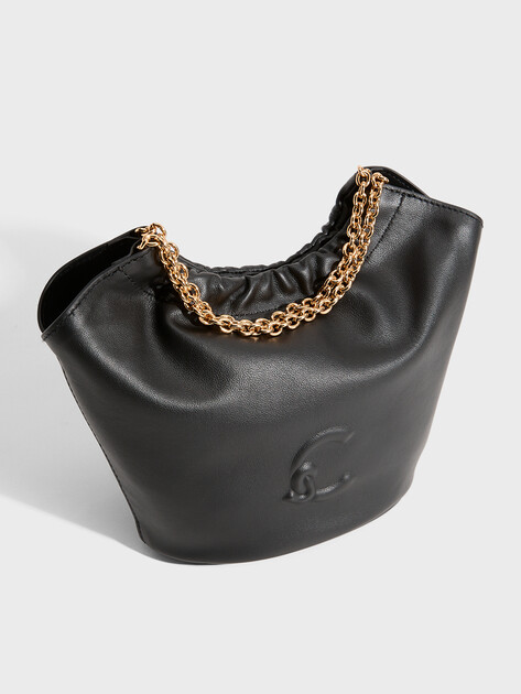 Женская сумка  COCCINELLE MINI BAG SMOOTH LEATHER / NOIR, Артикул E5 U5F 58 01 01, черный | 5130571. Ракурс 2
