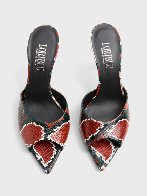 Женские мюли LORIBLU, Артикул P7FT67, змеиный принт | 5134928. Ракурс 4