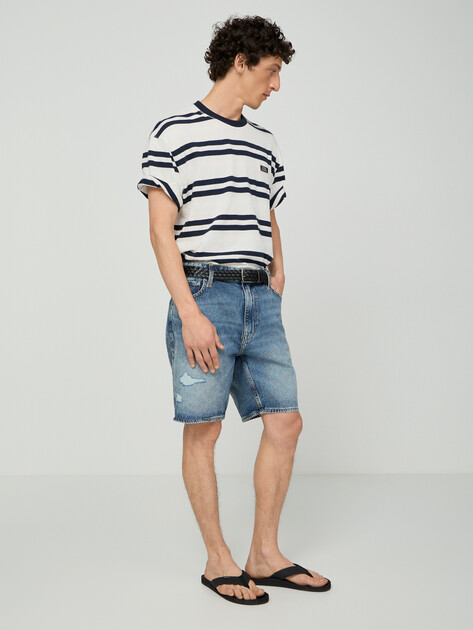 Мужские шорты GUESS WYATT, Артикул M6RDV2D6430, синий | 5153563. Ракурс 2