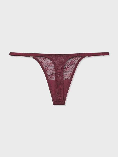 Женские трусы GUESS NORA THONG, Артикул O5RE10KCLB0, бордовый | 5155229. Ракурс 2 Женские трусы GUESS NORA THONG, Артикул O5RE10KCLB0, бордовый | 5155229. Ракурс 2