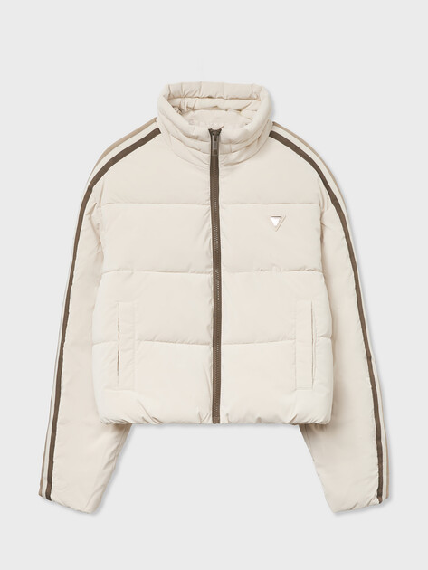 Женский пуховик GUESS JEAN PUFFER JACKET, Артикул V5RL04WGYC2, молочно-белый | 5156013. Ракурс 6