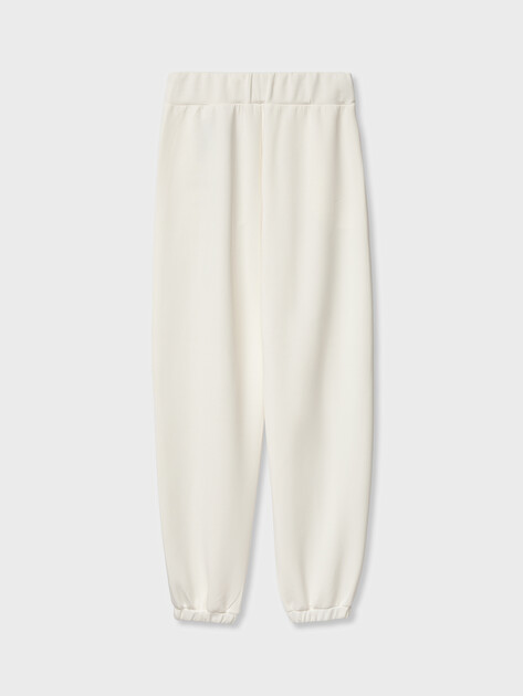 Женские широкие брюки  GUESS BERTHE CUFFED JOGGER, Артикул V6RB01KCAY2, молочно-белый | 5156100. Ракурс 7