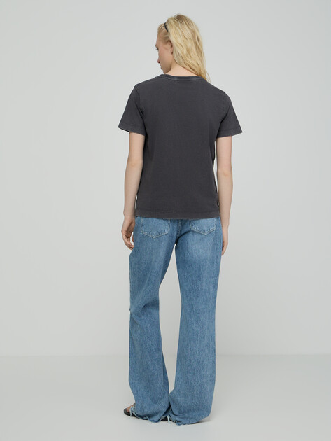 Женская футболка GUESS SS CN GUESS BEAR TEE, Артикул W6RI38I3Z14, черный | 5157403. Ракурс 4