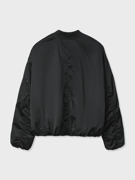 Женский бомбер GUESS LORRAINE BOMBER, Артикул W6RL26WJ662, черный | 5157791. Ракурс 7