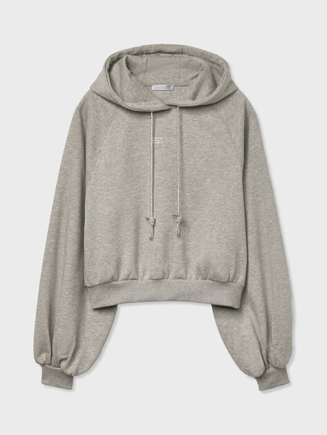 Женское худи GUESS HOODED KRYSTAL SWEATSHIRT, Артикул W6RQ11KB681, серый | 5158018. Ракурс 6 Женское худи GUESS HOODED KRYSTAL SWEATSHIRT, Артикул W6RQ11KB681, серый | 5158018. Ракурс 6