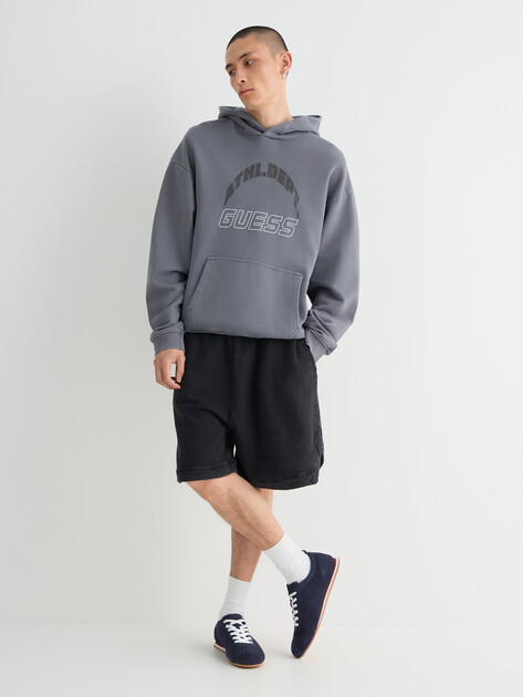 Мужское худи GUESS NAWAT HOODIE SWEATSHIRT, Артикул Z6RQ10KD371, серый | 5158548. Ракурс 2
